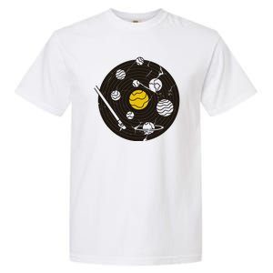 Solar System Vinyl Record Garment-Dyed Heavyweight T-Shirt