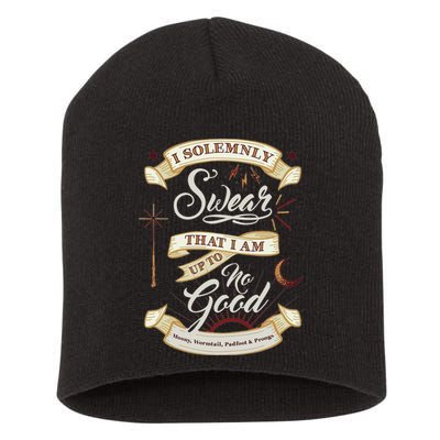 Solemnly Swear Up To No Good Marauders Map Short Acrylic Beanie