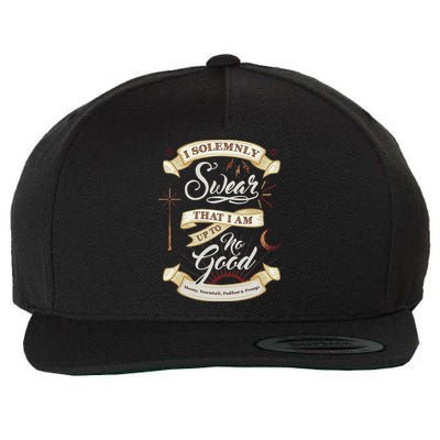 Solemnly Swear Up To No Good Marauders Map Wool Snapback Cap