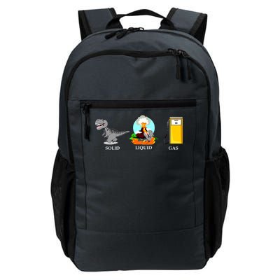 Solid Liquid Gas Dinosaur Daily Commute Backpack