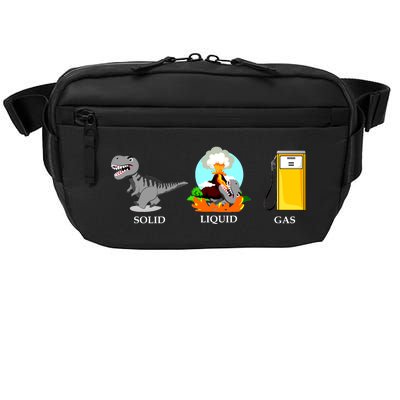 Solid Liquid Gas Dinosaur Crossbody Pack