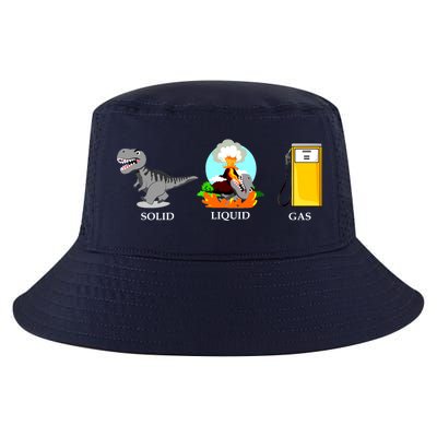 Solid Liquid Gas Dinosaur Cool Comfort Performance Bucket Hat