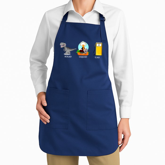 Solid Liquid Gas Dinosaur Apron