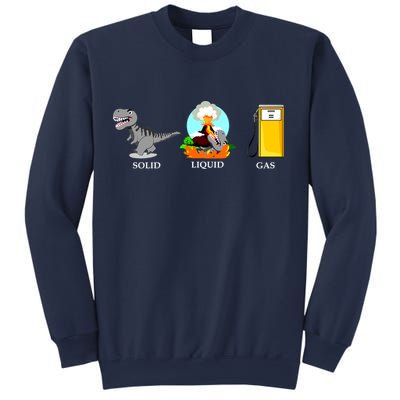 Solid Liquid Gas Dinosaur Sweatshirt