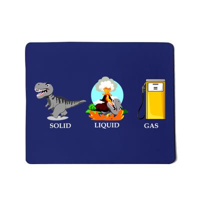 Solid Liquid Gas Dinosaur Mousepad