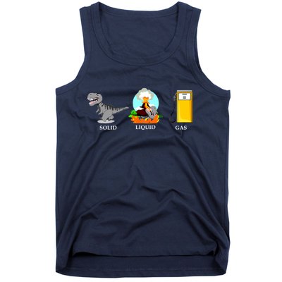 Solid Liquid Gas Dinosaur Tank Top