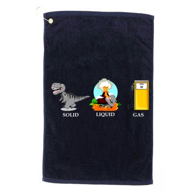 Solid Liquid Gas Dinosaur Platinum Collection Golf Towel