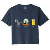 Solid Liquid Gas Dinosaur Crop Top