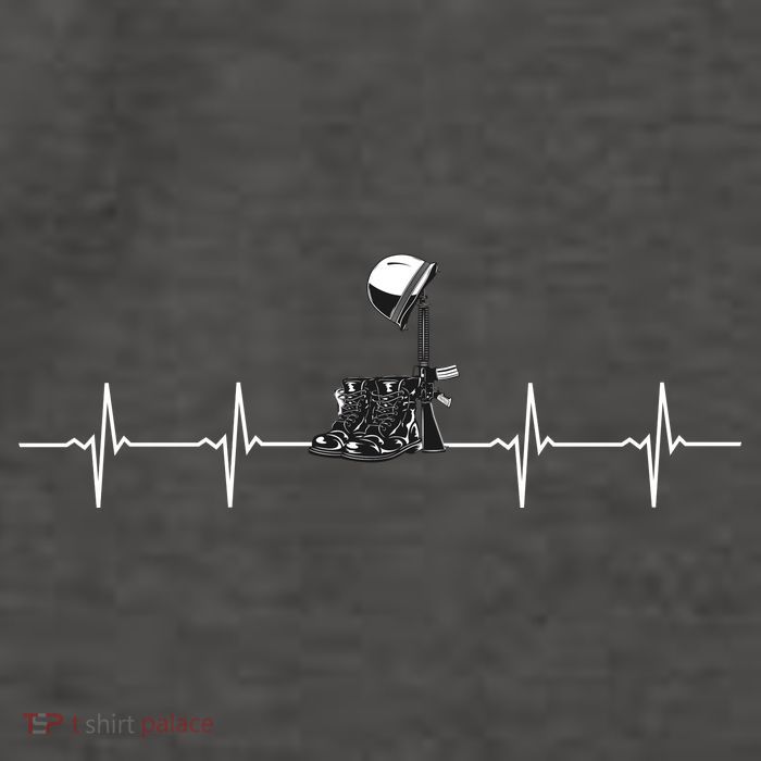 Solider Heartbreak Pulse Vector Backpack