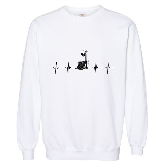 Solider Heartbreak Pulse Garment-Dyed Sweatshirt