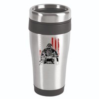 Solider US Flag Support The Troops 16oz Travel Tumbler