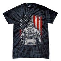 Solider US Flag Support The Troops Tie-Dye T-Shirt