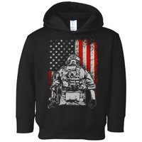 Solider US Flag Support The Troops Toddler Hoodie