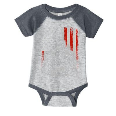 Solider US Flag Support The Troops Infant Baby Jersey Bodysuit