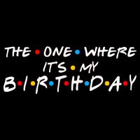 Solomate Friends The One Where Its My Birthday Flat Bill Trucker Hat