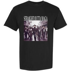 Straight Outta Maga Funny Trump 2024 Funny Garment-Dyed Heavyweight T-Shirt