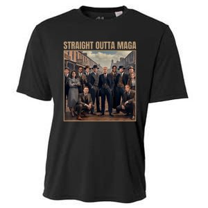 Straight Outta Maga Funny Trump 2024 Cooling Performance Crew T-Shirt