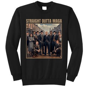 Straight Outta Maga Funny Trump 2024 Sweatshirt