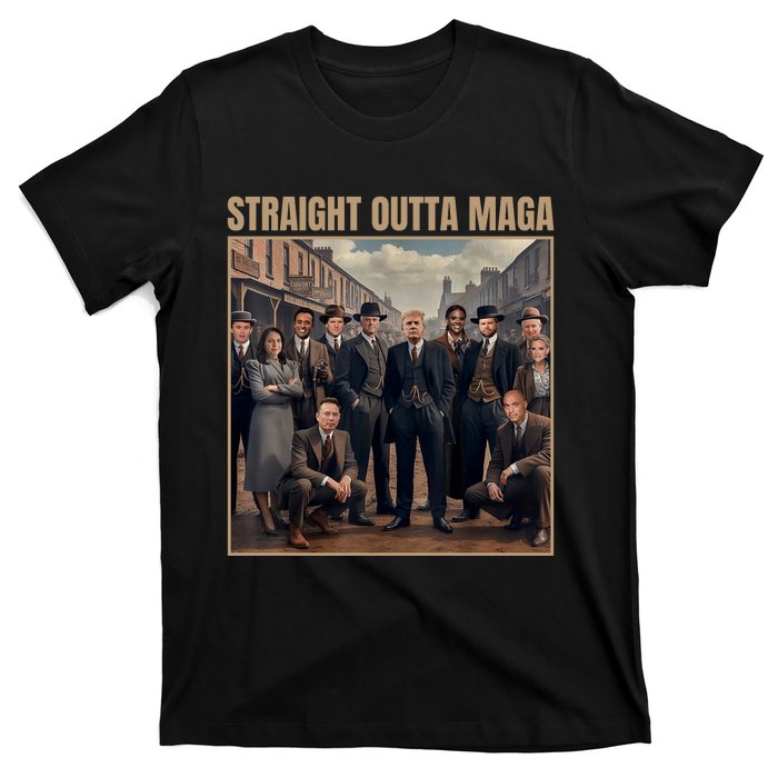 Straight Outta Maga Funny Trump 2024 T-Shirt