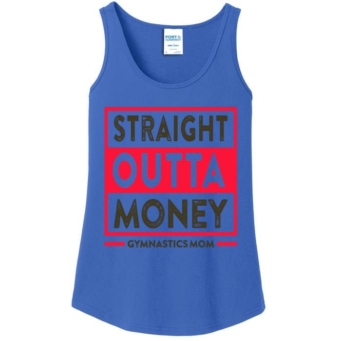 Straight Outta Money Gymnastics Mom Gift Ladies Essential Tank