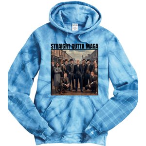 Straight Outta Maga Funny Trump 2024 Tie Dye Hoodie