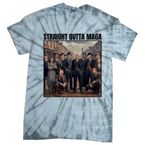 Straight Outta Maga Funny Trump 2024 Tie-Dye T-Shirt