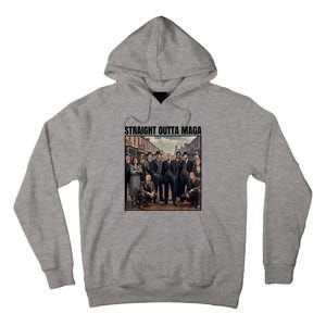 Straight Outta Maga Funny Trump 2024 Tall Hoodie