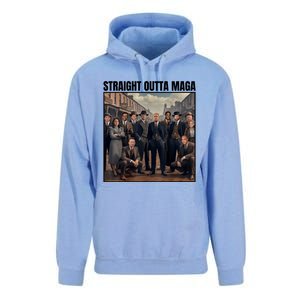 Straight Outta Maga Funny Trump 2024 Unisex Surf Hoodie