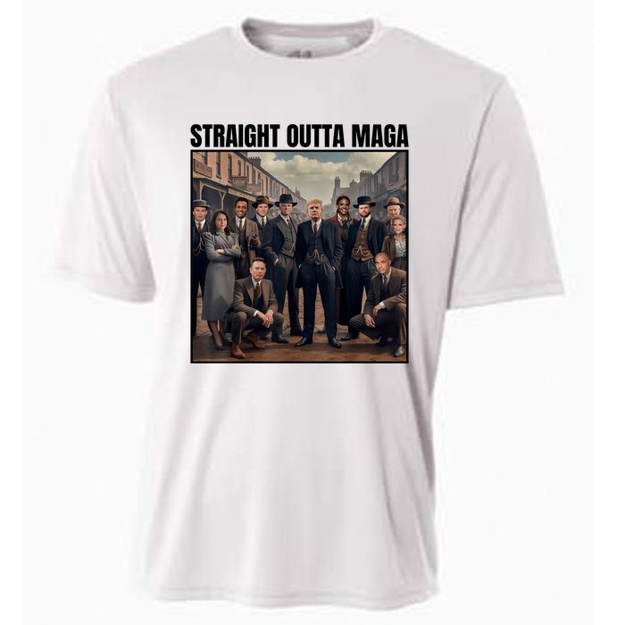 Straight Outta Maga Funny Trump 2024 Cooling Performance Crew T-Shirt