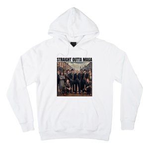 Straight Outta Maga Funny Trump 2024 Hoodie