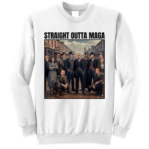 Straight Outta Maga Funny Trump 2024 Sweatshirt