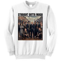 Straight Outta Maga Funny Trump 2024 Sweatshirt