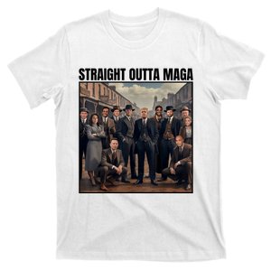 Straight Outta Maga Funny Trump 2024 T-Shirt