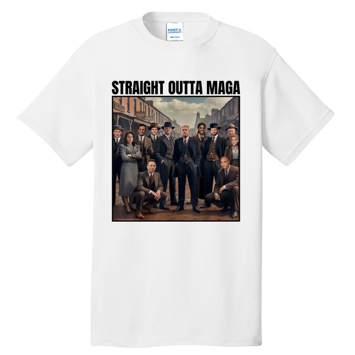 Straight Outta Maga Funny Trump 2024 Tall T-Shirt