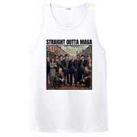 Straight Outta Maga Funny Trump 2024 PosiCharge Competitor Tank