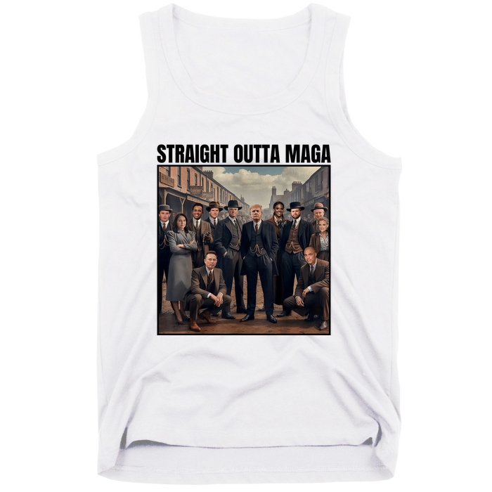 Straight Outta Maga Funny Trump 2024 Tank Top