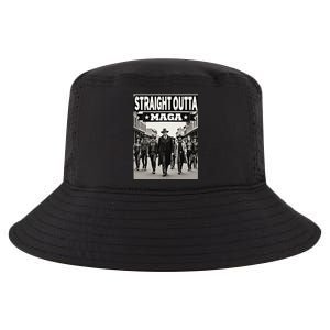 Straight Outta Maga Funny Trump 2024 Cool Comfort Performance Bucket Hat