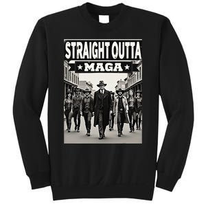 Straight Outta Maga Funny Trump 2024 Sweatshirt