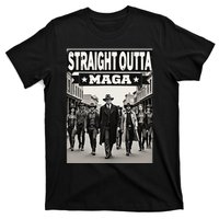 Straight Outta Maga Funny Trump 2024 T-Shirt