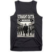 Straight Outta Maga Funny Trump 2024 Tank Top