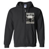 Straight Outta Maga Funny Trump 2024 Full Zip Hoodie