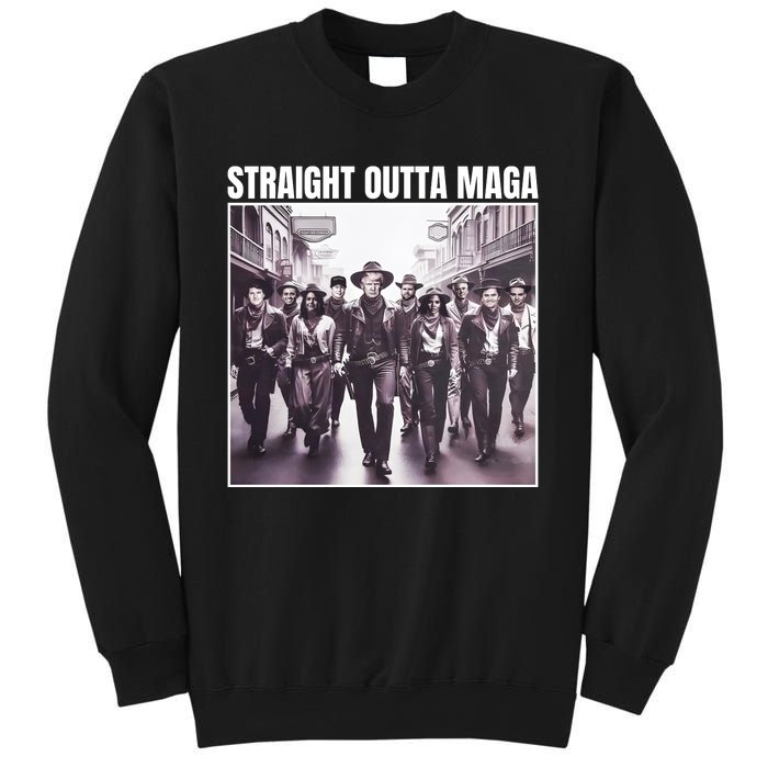 Straight Outta Maga Funny Trump 2024 Sweatshirt