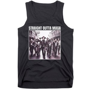 Straight Outta Maga Funny Trump 2024 Tank Top