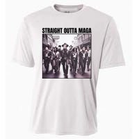 Straight Outta Maga Funny Trump 2024 Cooling Performance Crew T-Shirt