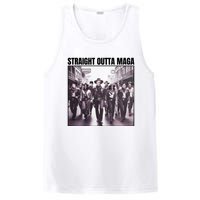 Straight Outta Maga Funny Trump 2024 PosiCharge Competitor Tank