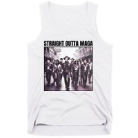 Straight Outta Maga Funny Trump 2024 Tank Top