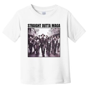 Straight Outta Maga Funny Trump 2024 Toddler T-Shirt