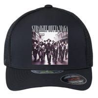 Straight Outta Maga Funny Trump 2024 Flexfit Unipanel Trucker Cap