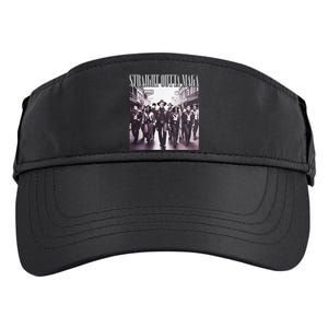 Straight Outta Maga Funny Trump 2024 Adult Drive Performance Visor