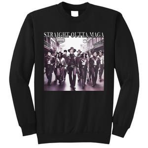 Straight Outta Maga Funny Trump 2024 Sweatshirt